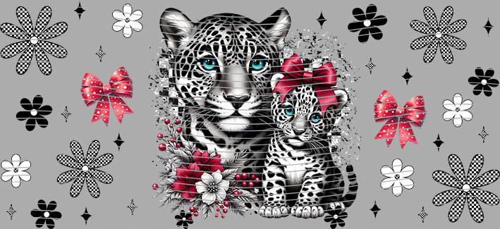 16oz Distressed Checkered-DC-124